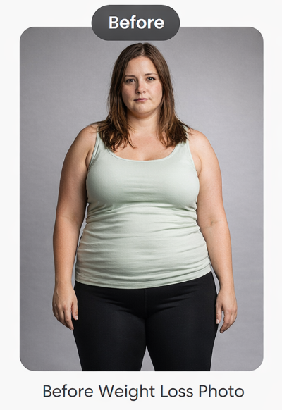 Before Weight Loss Photo