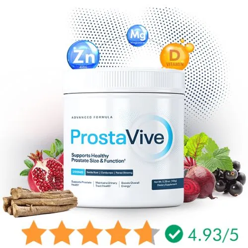 ProstaVive supplement bottle — official product image