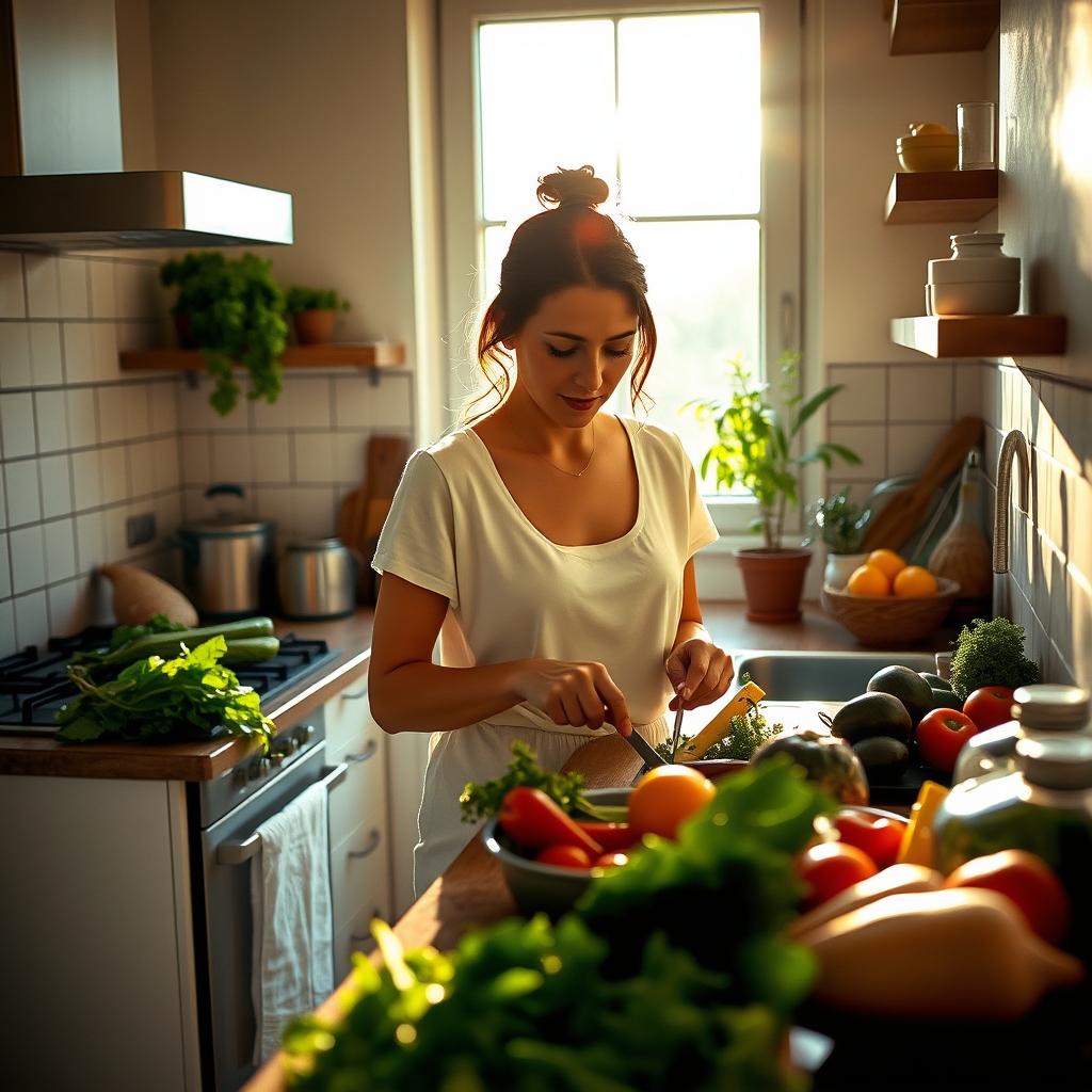 healthy meal preparation with fresh vegetables and black pepper, piperine weight loss